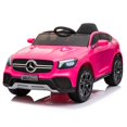 thumbnail image 1 of 12V Mercedes-Benz GLC Coupe kids Ride On Cars with Remote Control Leather Seat Rubber Tires, 1 of 5