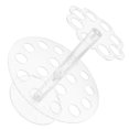 thumbnail image 5 of Transparent Acrylic 2-Tier Ice Cream Cone Holder Stand for Displaying Food 8.66 x 8.66 x 15.9 Inches, 5 of 5
