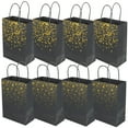 thumbnail image 5 of WHAMVOX  8 Pcs Gift Bags for Shop Birthday Party Favor Loot Large Black, 5 of 8
