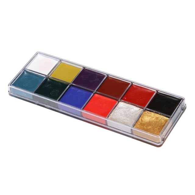 Maquillaje Corporal Facial No Tóxico Perfecl 12 Colores Halloween Disfraces
