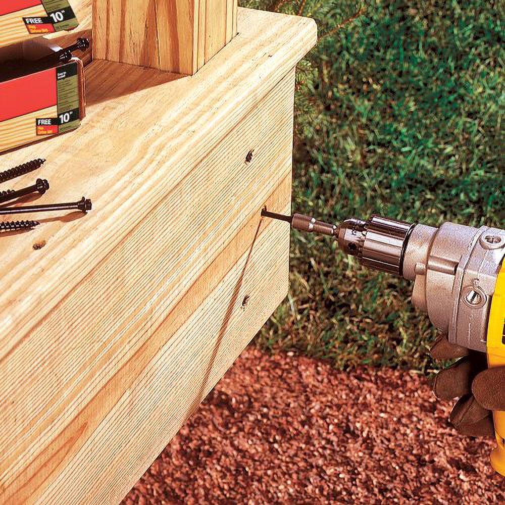 OMG INC Timberlok Wood Screws, 10-In., 250-Pk. FMTLOK10-250