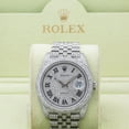 thumbnail image 2 of Pre-Owned Rolex Datejust 41MM 126300 Diamond Paved Roman Dial Diamond Bezel Stainless Steel Full Diamond Jubilee Bracelet 14.75ct, 2 of 8