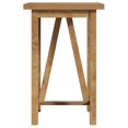 thumbnail image 4 of Spaco Rustic Square Bar Table with Wood Frame and Spacious Top, Bar Table with Stable Legs and Open Shelf Storage for Indoor as Home, Bar, Kitchen, Brown, 4 of 4