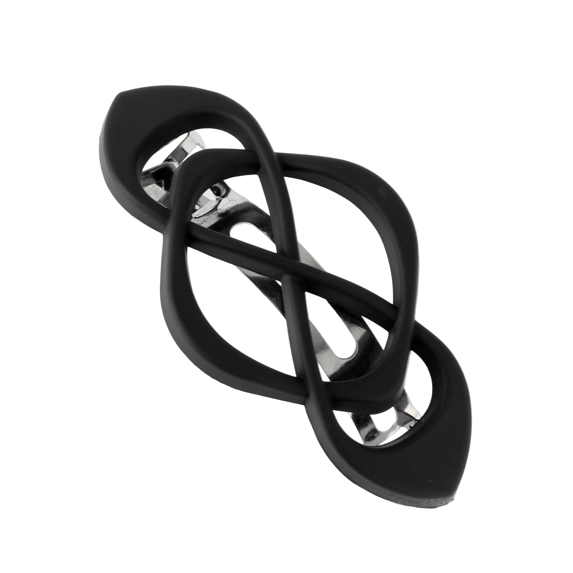 Unique Bargains Fashion Grace Hair Clips Hairdo Clip Black