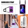 thumbnail image 5 of XYX Case for Samsung Galaxy Tab Active3 8.0 inch SM-T575 with 360 Degree Rotating, Hand Strap, Shoulder Strap, Purple, 5 of 7
