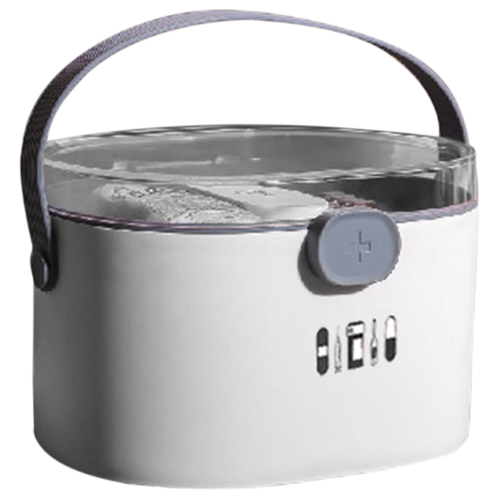 Yeacher Portable Medicine Lock Box Medicine Box with Handle