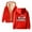 Red-B, variant on Christmas Heavyweight Zip Up Hoodies for Women Long Sleeve Gnomes Graphic Hooded Sweatshirt with Pockets Jacket Coat