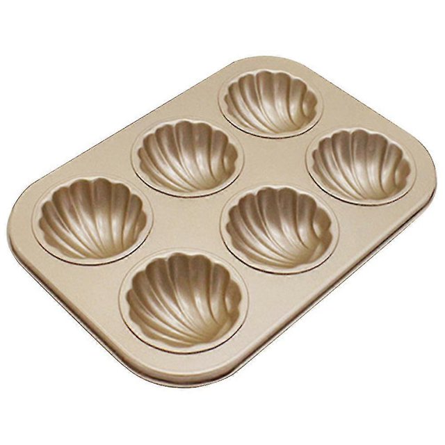 KAIYANG Olla antiadherente, bandeja para hornear pasteles con 6 cavidades, bandeja para hornear antiadherente para chocolate, para hornear herramientas para hornear