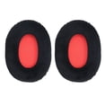 thumbnail image 1 of Headset Cushion Replacement Breathable Ear Pads Compatible with Kingston HyperX Cloud II(Red Flannel), 1 of 7