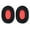 Red, variant on High Quality Headset Cushion Replacement Breathable Ear Pads Compatible with Kingston HyperX Cloud II(Black Protein Skin)