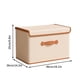 thumbnail image 2 of Caja de almacenamiento plegable de no tejido, gran capacidad, caja de almacenamiento de ropa, organizador de armario, 2 of 2