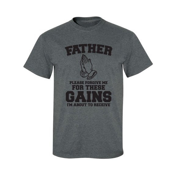 Father Please Forgive Me Adult Short Sleeve T-shirt