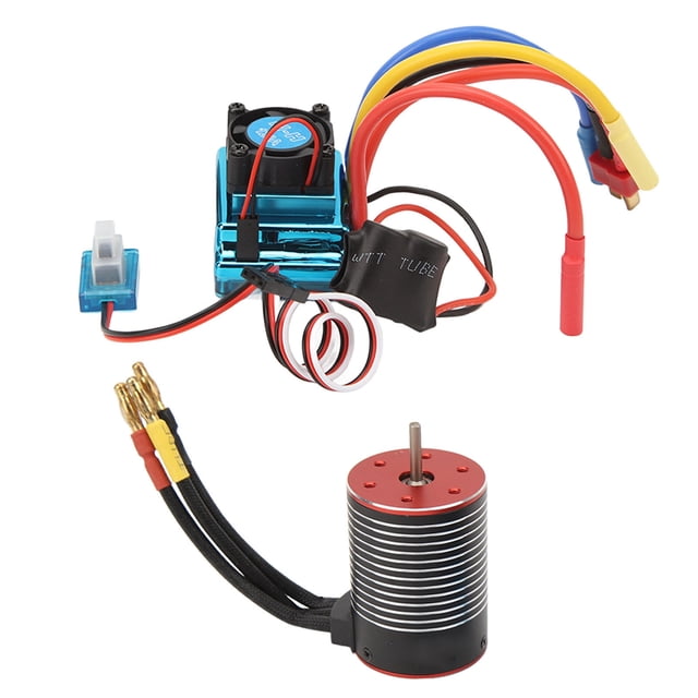 Motor sin escobillas RC ESC Set profesional impermeable de alta torsión 3650 Motor sin escobillas 120A ESC Combo Set para coche RC 3600KV YUNYI BRAND Deportes