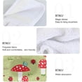 thumbnail image 5 of SKYSONIC 2 PCS Hanging Hand Towels Snails Mushroom Hand Dry Towels for Kitchen & Bathroom,Hanging Towel Set with Hanging Loop, 12"x17", 5 of 6