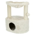 thumbnail image 5 of TRIXIE Baza Grande Scratching Post, Cream, with Condo, Hammock, Dangling Pom-Pom, 5 of 8