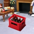 thumbnail image 3 of Modelo de vino en miniatura Zulema accesorio de juguete Rojo Marco de cerveza de casa de muñecas, 3 of 8