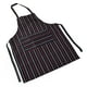 thumbnail image 4 of Delantal con pechera, impermeable, ajustable, delantales de cocina con bolsillos dobles para cocinas, restaurantes, panaderos, barras rojas y blancas, 4 of 14