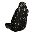 thumbnail image 2 of Honeii Star Silver Glitter Print Car Seat Cover,Car Interior Covers,Universal Fit Seat Protector, Compatible with Most Cars, SUVs, Trucks, and Vans, 2 of 5
