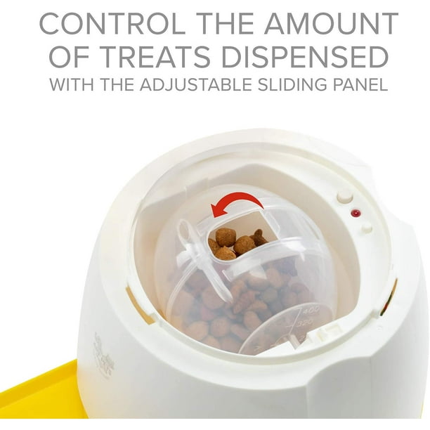 Push button dog treat dispenser hotsell