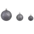thumbnail image 3 of vidaXL Christmas Ball Set of 100 White, Grey Plastic Small, Medium, 3 of 9