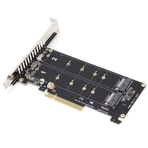 Tarjeta adaptadora M.2 NVME SSD M Key a PCIE X8 para PC de escritorio