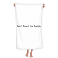 thumbnail image 1 of Don't Touch Switch Black Symbol Hand Towel Bath Facecloth Soft Cotton Washcloth, 1 of 4