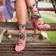 thumbnail image 2 of 3 Pares de Calcetines Transparentes para Mujer Medias Casuales de Encaje Elásticas Colores Rosa Negro y Beige Calcetines Cortos Transpirables Ideales para Verano y Cosplay, 2 of 5