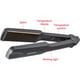 thumbnail image 4 of Plancha de pelo de titanio profesional de 1 pulgada con calentamiento rápido de 10 segundos y apagado automático., 4 of 5