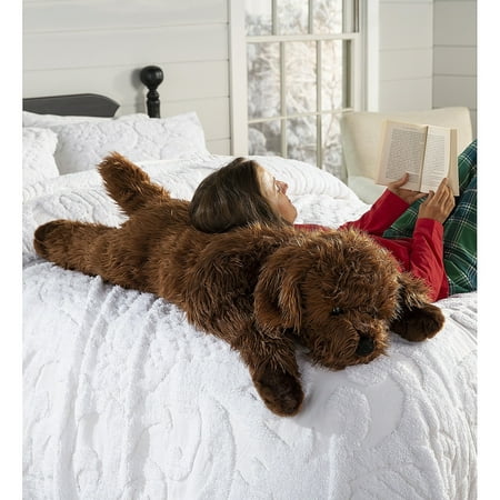 Plow & Hearth Plush Labradoodle Body Pillow