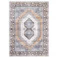 thumbnail image 6 of Tzou Boho Washable Area Rugs 8x10 for Living Room Bedroom, Non Slip Geometric Carpet for Home Office, Stain Resistant, Super Soft(Orange), 6 of 7