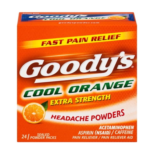 Goodys Fast pain Relief Extra Strength headache Powders, Cool Orange