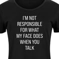 thumbnail image 3 of Instant Message - Not Responsible For Face - Women's Any Way Dress, 3 of 7