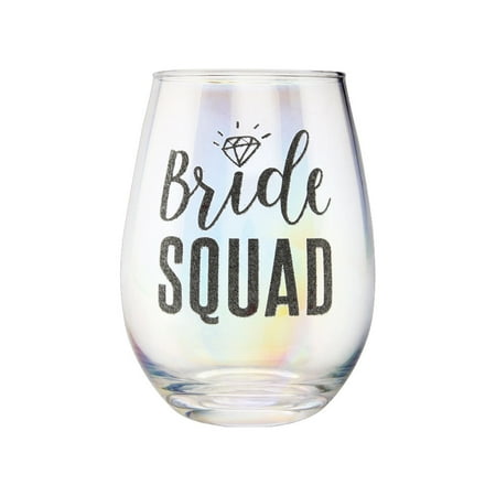 Slant Collections Bride Squad Wine Glass - 20 oz (Best Wine For 20)