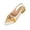 Womens Casual Shoes # Yellow, variant on Dress Shoes for Women Closed Toe Pointed Front Slingback Flats Canvas Texture Elegant Botanical Embroidery Chunky Chain Link Hardware Office Evening Party Shoes