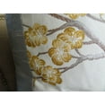 thumbnail image 3 of Thomas Collection White Gray Yellow Japanese Blossom Throw Pillow - 11115, 3 of 5