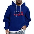 thumbnail image 4 of JUSLIO Plus Size Mens Sweatshirt Hooded Graphic Hoodies Long Sleeve Pullover Drawstring Everyday Sweatshirts, 4 of 5