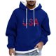 thumbnail image 2 of Sudadera con capucha para hombre, informal, a la moda, con estampado, con cordón, de manga larga, de poliéster, 2 of 5