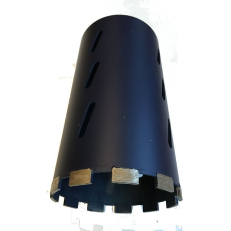 

3-Pack 6-Inch Laser Welded Dry Diamond Core Drill Bits for Cutting Concrete and Asphalt 6 Diameter x 11 Length