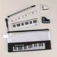 thumbnail image 1 of 6pcs/box, Piano Keys Style Stationery Set Pencil Pouch Student Gifts Cartoon Stationery Supplies, Back To School, School Supplies, Kawaii Stationery, Colors For School, Stationery, Writing Pens, 1 of 5
