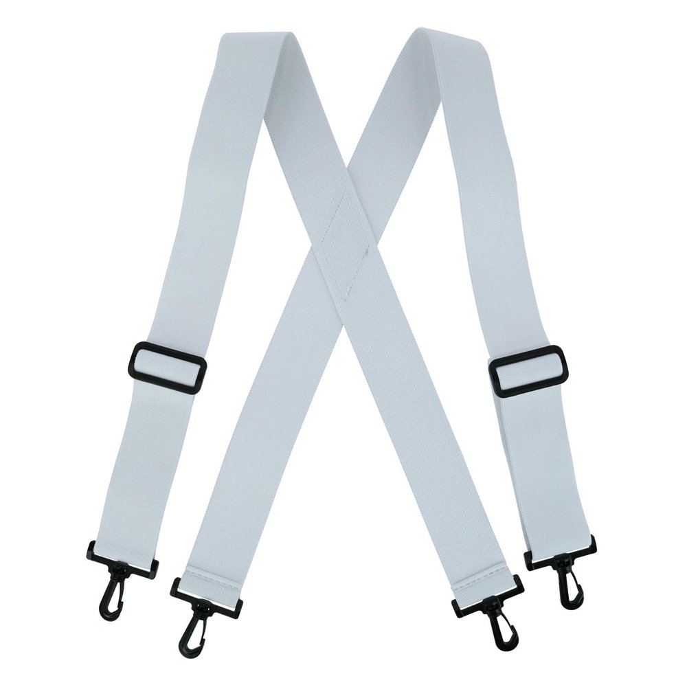 CTM CTM® Elastic XBack Suspenders with Plastic Hook Ends (Men's Big