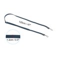 thumbnail image 2 of Uxcell 1 Pcs Correa de Bolsa Cruzada Ajustable de Cuero PU de 47 pulgadas con Herrajes de Plata Azul Marino, 2 of 5