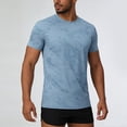 thumbnail image 2 of Leey-World Mens T Shirt Mens Bamboo Viscose T Shirt Ultra Soft Plain Tshirts for Men Cooling Crew Neck Casual Basic Tee Shirt Undershirt(Light Blue,XL), 2 of 9