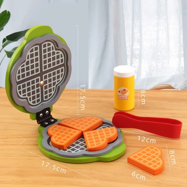Mini Wooden Kitchen Cooking Toys Sets Pretend Play House Wooden Simulation Toy Toaster Machine Coffee Machine Food Mixer
