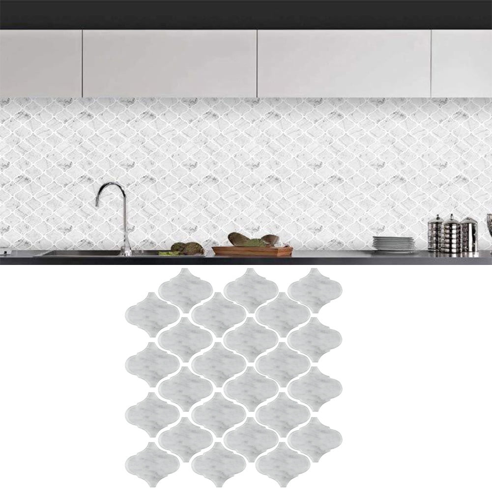 1Pcs 3D Self Adhesive Kitchen Wall Tiles Bathroom Mosaic Tile Sticker