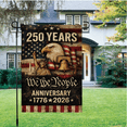 thumbnail image 5 of 250th Anniversary Flag Doubleside 250 Years Anniversary Flags WE THE PEOPLE 1776-2026 Patriotic Flags for Outdoor Lawn Garden Decor Polyester 30x45cm, 5 of 6