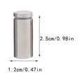 thumbnail image 5 of kanaroous Advertising Screw Stainless Steel Standoff Easy Installation Glass Mirror Nail Scratch-proof Nut Strong Bearing Capacity 12x25mm, 5 of 6