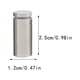 thumbnail image 5 of Scienceny Tornillo publicitario Hueco de alto brillo Diseño aerodinámico Espejo de vidrio Clavo Tuerca ligera Perno Soporte para colgar en la pared 12x20 Herramientas y ferretería 12x25mm Scienceny TO008095-03B, 5 of 6
