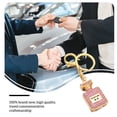 thumbnail image 4 of Llavero vintage lindo metal llavero mochila portátil cadena de llave decoración de compras de bodas hembra colgante rosa Inevent AP009315-01, 4 of 7