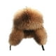 thumbnail image 3 of Gorro de invierno con protección auditiva, gorro Ushanka para correr al aire libre y motocicleta. marrón, 3 of 9