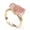 Chrry Quartz, variant on 10pcs Natural Stone Crystal Rings Gold Color Wire Wrap Citrine Onyx Adjustable -Apatite